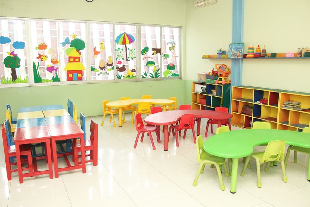 Suasana kelas TK Islam At-Tin